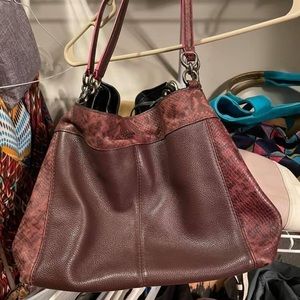 Coach Lexi Python bag